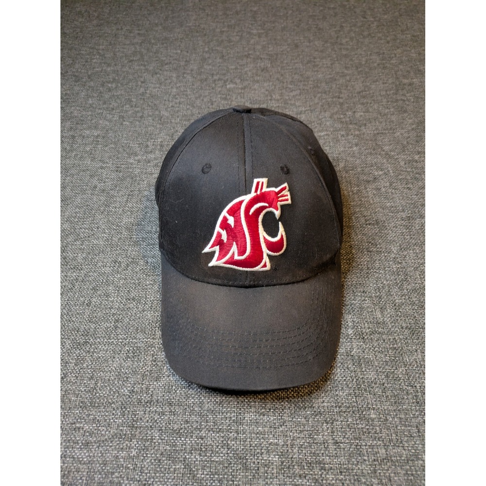 Washington State University WSU Cougars Hat Captivating Headwear Black Cap